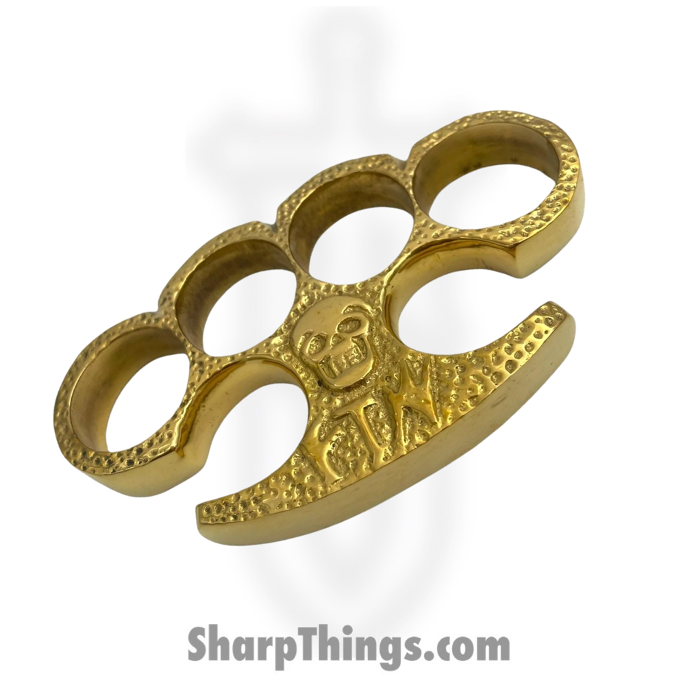 22bbeb25-4805-493d-896c-3ec70351f093_BR-250-FTW_1.jpg VOC - BR-250-FTW - Skull Brass Knuckle - Solid Brass - Gold - Image 1