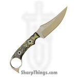 T.Kell Knives - GidV3g10War - Gideon V3 - Fixed Blade Knife - Nitro V Coated Trailing Point - G10 - Warrior
