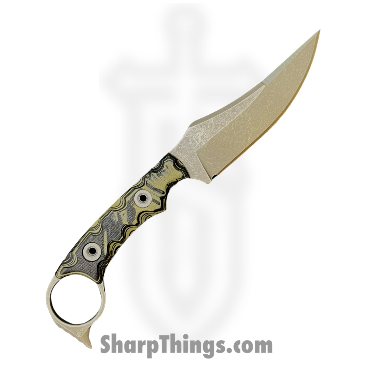 22dd2853-9122-4947-b0c6-8b8692689507_GidV3g10War_1.jpg T.Kell Knives - GidV3g10War - Gideon V3 - Fixed Blade Knife - Nitro V Coated Trailing Point - G10 - Warrior - Image 1