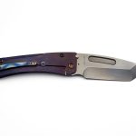 Medford Knife - MK201MTT-38A3-TFCF-Q4 - Slim Midi Marauder Tanto Folding Knife - Magnacut Titanium - Violet