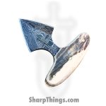 Damascus - DM1119 - Push Dagger - Fixed Blade Knife - Damascus - Stag - Brown