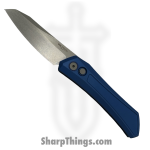 ProTech - DS101-Blue - Oligarch - Automatic Knife - CPM MagnaCut Stonewash Reverse Tanto - 6061-T6 Aluminum - Blue