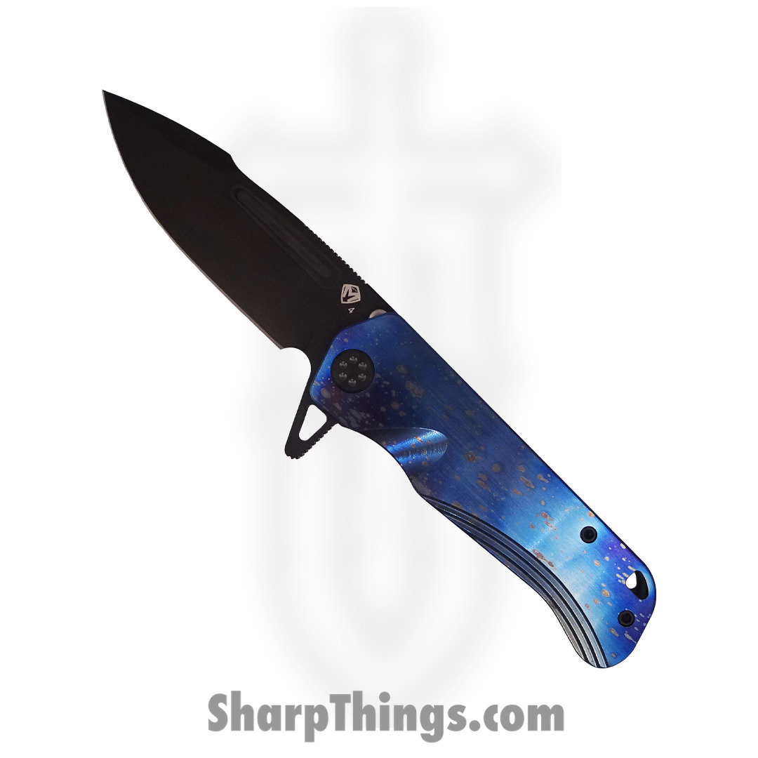 24e9edf1-d98b-42d6-8a07-1366c3f8f939_MK2004PQ-03PV-TPCP-Q4_1.jpg Medford Knife - MK2004PQ-03PV-TPCP-Q4 - Proxima Frame Lock Drop Point Flipper - S45VN Titanium - Galaxy Handles - Image 1