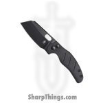 Kizer Cutlery - KIV3488BC2 - Mini Sheepdog - Folding Knife - 154CM Black Sheepsfoot - Aluminum - Black
