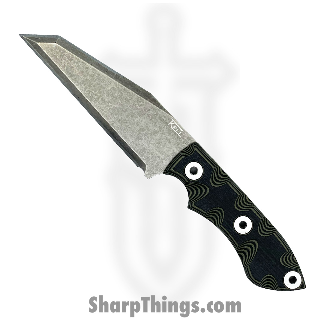 2573a0e8-c2f0-4a90-a07b-e995a97680dc_GuardBDUgg_1.jpg T.Kell Knives - GuardBDUgg - Guardian - Fixed Blade Knife - 80crv2 Nickle Boron Coated Rev Tanto - G10 - BDU - Image 1