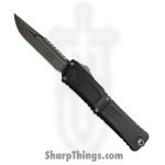 Microtech - 1217-10APS - Combat Troodon Interceptor Gen III Sig Series - OTF Auto - M390MK Apocalyptic Standard - 6061-T6 - Black
