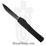 Heretic Knives - H014-6A-T - NYX - OTF Auto - CPM MagnaCut DLC Clip Point - 6061-T6 Aluminum - Black