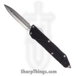 TakCom - Chimera_BK_DE_SA - Chimera - OTF Auto - 154CM Satin Spear Point - 6061-T6 Aluminum - Black