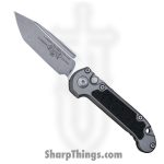 Microtech - 1136-10APNC - L.U.D.T. Gen III - Automatic Knife - M390 Apocalyptic Tanto - Aluminum - Gray