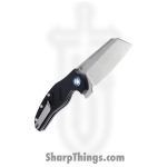 Kizer Cutlery - KIV5488C1 - Sheepdog - Folding Knife - 154CM Satin Sheepsfoot - G10 - Black