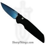 ProTech - INT106-SB - TR-3 INTEGRITY manual - Folding Knife - S35VN Coated Drop Point - Aluminum - Sapphire Blue/Black