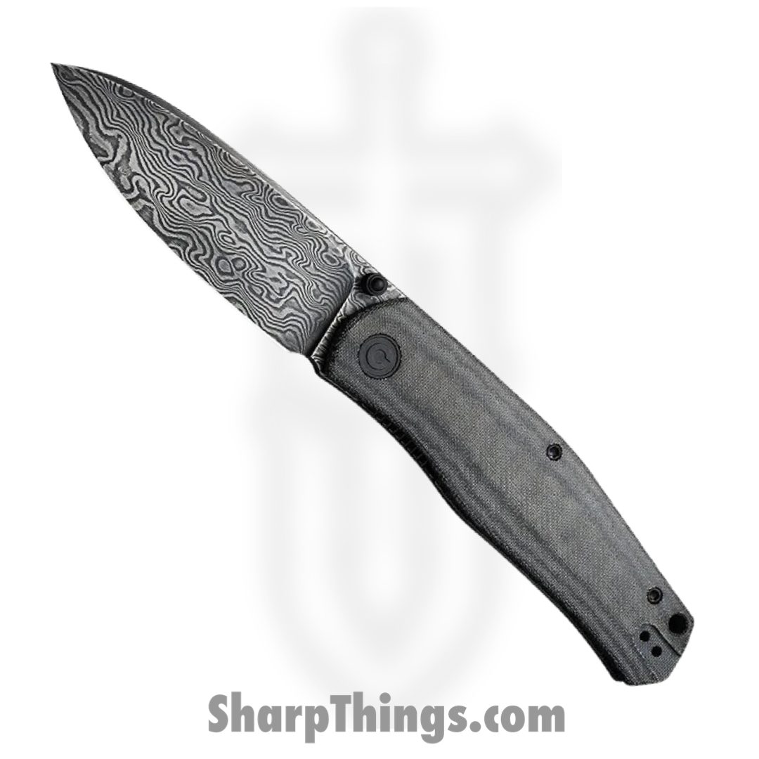 29f59901-bb91-4217-a7cc-35fc5750c581_CIVC22007DS1_1.jpg Civivi - CIVC22007DS1 - Sokoke Linerlock - Folding Knife - Damascus Drop Point - Micarta - Black - Image 1