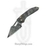 Microtech - 169-3UCS - Stitch Signature Series - Folding Knife - M390 Coated Spear Point - Aluminum - Urban Camo