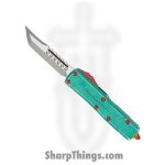 Microtech - 719-10BH - UTX-85 Bounty Hunter - OTF Auto - Apocalyptic Hellhound Tanto - 6061-T6 Aluminum - Apocalyptic Green