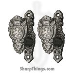 CMP - CN203307 - Rampant Lion Shield Gun and Sword Holders 2 Piece Set