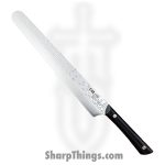 Kai - HT7074 - Pro Slicing/Brisket 12" - Fixed Blade Knife - AUS-6 Hammered Drop Point - POM - Black