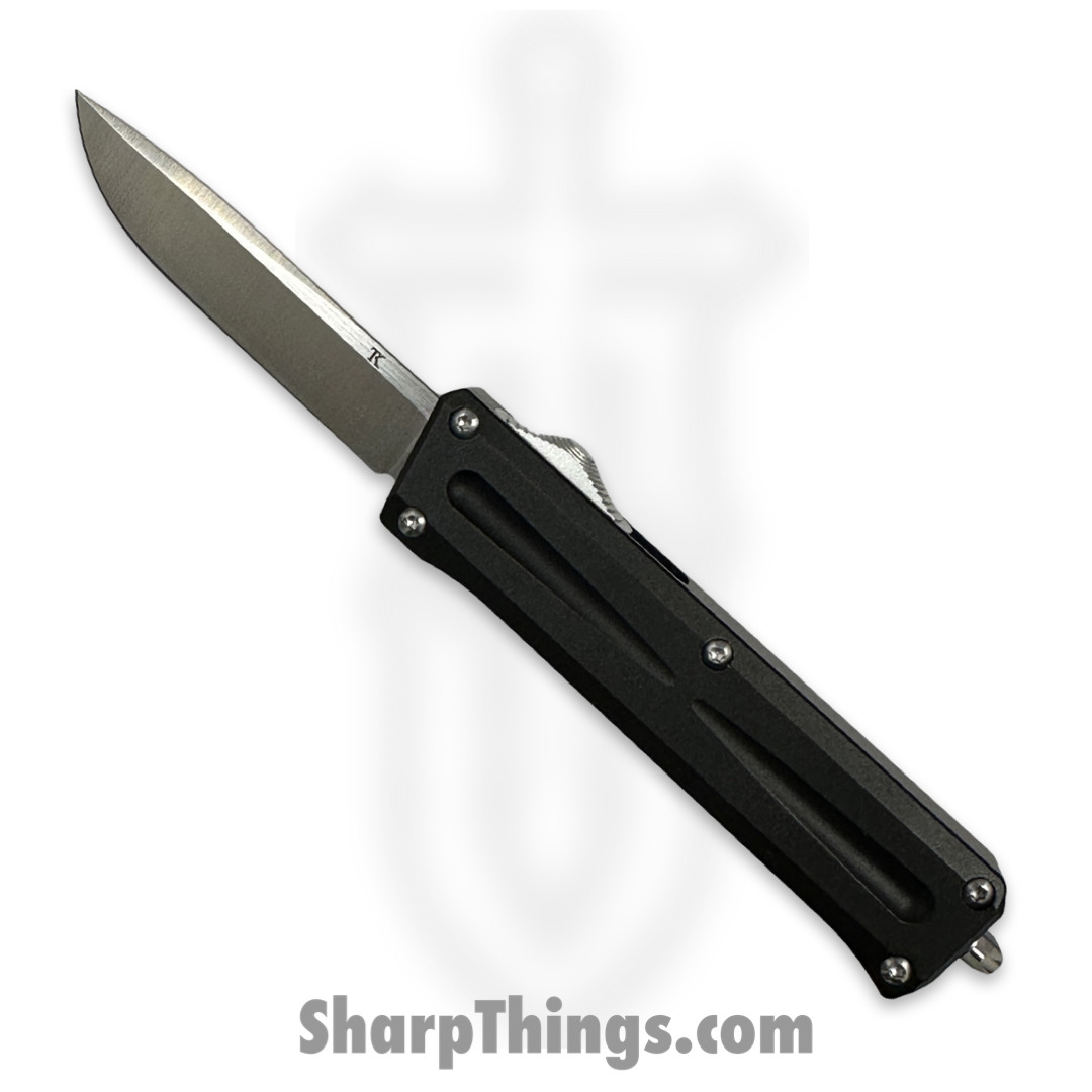 2b7f8a75-21c9-4e19-9126-22d01da310f1_TCSTGDPNSA_1.jpg TakCom - TCSTGDPNSA - Stinger OTF - OTF Auto - Satin 154CM Drop Point - 6061-T6 - Black - Image 1