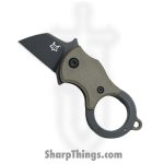 Fox Knives - FOX536ODB - Mini-Ta - Folding Knife - 1.4116 Stainless Coated Wharncliffe - FRN - OD Green