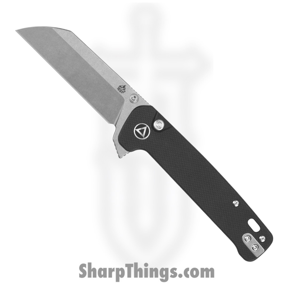 2c584ba2-f6ad-4028-bcec-e916becbdea2_QS130BLA1_1.jpg QSP - QS130BLA1 - Penguin - Folding Knife - 14C28N Stonewash Sheepsfoot - G10 - Black - Image 1