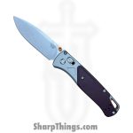Benchmade - 535-09 - Bugout - Folding Knife - Stonewash S90V Drop Point - Gray w Richlite Onlays - Redstone