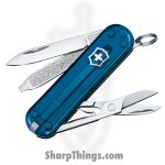 Victorinox - VN06223T61G - Classic SD Sky High - Folding Knife - Stainless Polished Multi Tool - ABS/Celidor - Blue