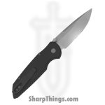 ProTech - INT101 - TR-3 Integrity - Folding Knife - S35VN Stonewash Drop Point - Titanium - Black