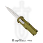 Benchmade - 3350-2302 - Mini Infidel Limited Edition - OTF Auto - CPM S30V Stonewash Double Edge - 6061-T6 Aluminum - Woodland Green