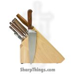 Lamson - 39884 - 10 Piece Premiere Forged Knife Light Maple Block Set - Walnut