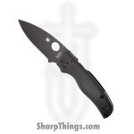 Spyderco - SC229GPBK - Shaman Compression Lock - Folding Knife - CPM-S30V DLC Spear Point - G10 - Black