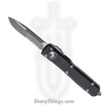 Microtech - 121-11AP - Ultratech - OTF Auto - 121-11AP Ultratech OTF Auto - 6061-T6 Aluminum - Black
