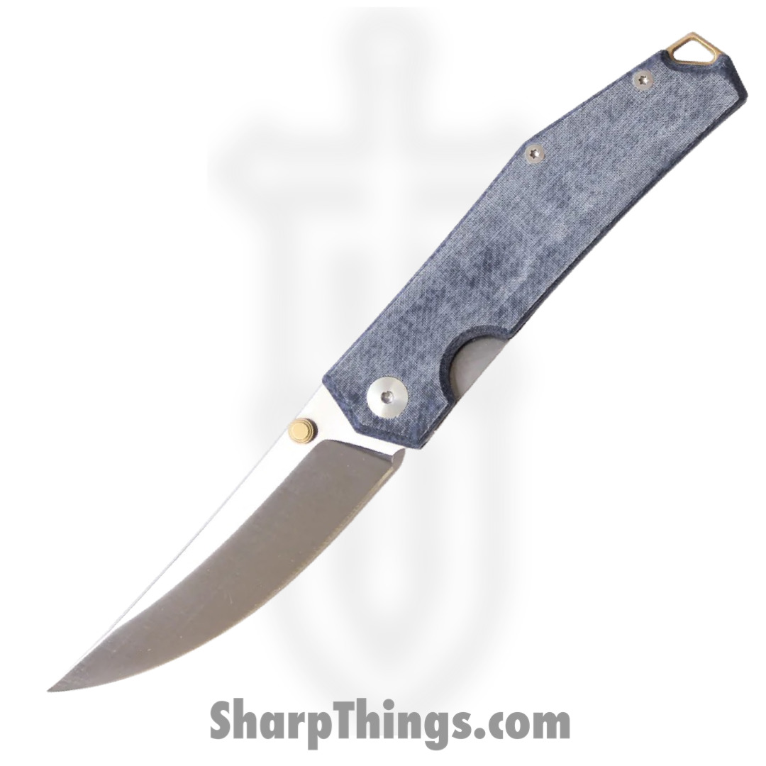 30a71ad7-e4b9-4269-af78-2c1873660b7d_CLYDE-DENIM-MICARTA_1.jpg GiantMouse - CLYDE-DENIM-MICARTA - Ace Clyde - Folding Knife - 20CV Stonewash Trailing Point - Micarta - Denim - Image 1