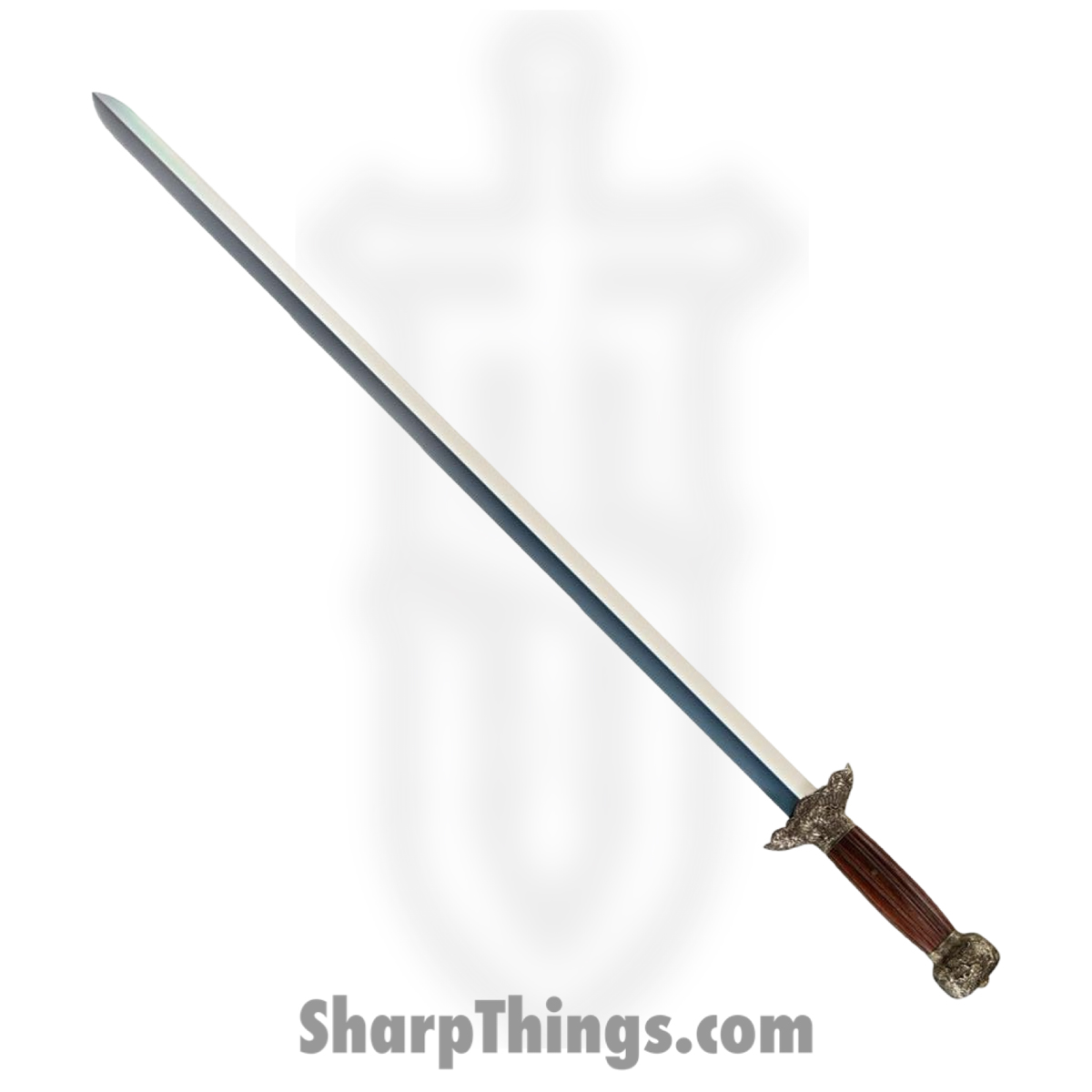 30af14c0-4978-4241-9249-528b7b0c559c_CS88G_1.jpg Cold Steel - CS88G - Gim Sword - Fixed Blade Knife - 1060 HC Satin - Redwood - Brown - Image 1