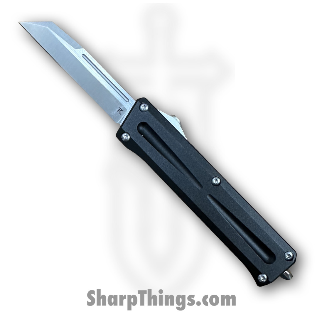 310fd35d-313c-4860-9b02-adac71facbdb_TCSTGWHNSA_1.jpg TakCom - TCSTGWHNSA - Stinger - OTF Auto - 154CM Satin Wharncliffe - 6061-T6 Aluminum - Black - Image 1