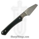 Vero Engineering - PhaseG10Bk - Phase - Fixed Blade Knife - Nitro-V Stonewash Wharncliffe - G10 - Black