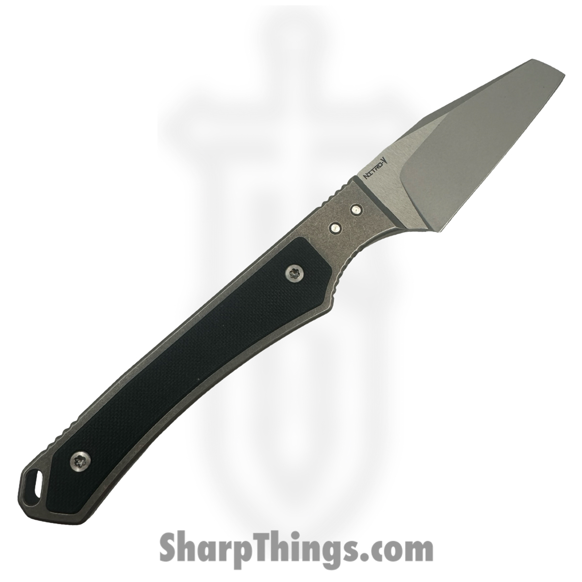 31e78d8e-8d61-4d70-a29c-bf53ecbeae65_phaseg10bk_1.jpg Vero Engineering - PhaseG10Bk - Phase - Fixed Blade Knife - Nitro-V Stonewash Wharncliffe - G10 - Black - Image 1