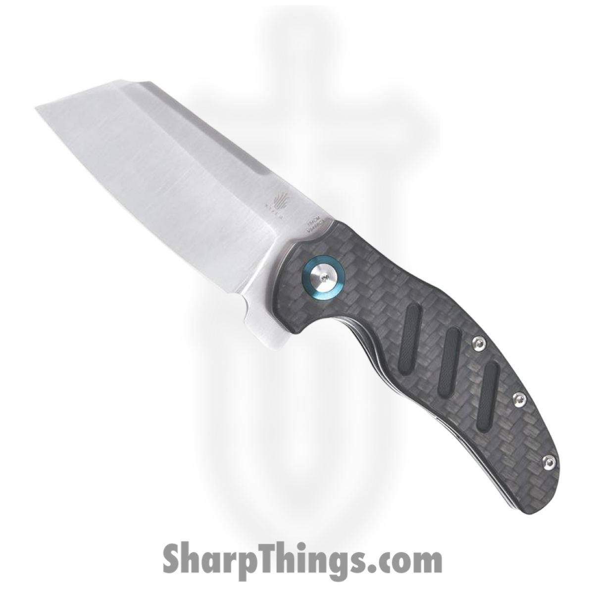 321ac936-9f9c-446a-b235-53fe224c1e45_KIV5488C3_1.jpg Kizer Cutlery - KIV5488C3 - Sheepdog - Folding Knife - 154CM Satin Sheepsfoot - Carbon Fiber G10 - Black - Image 1