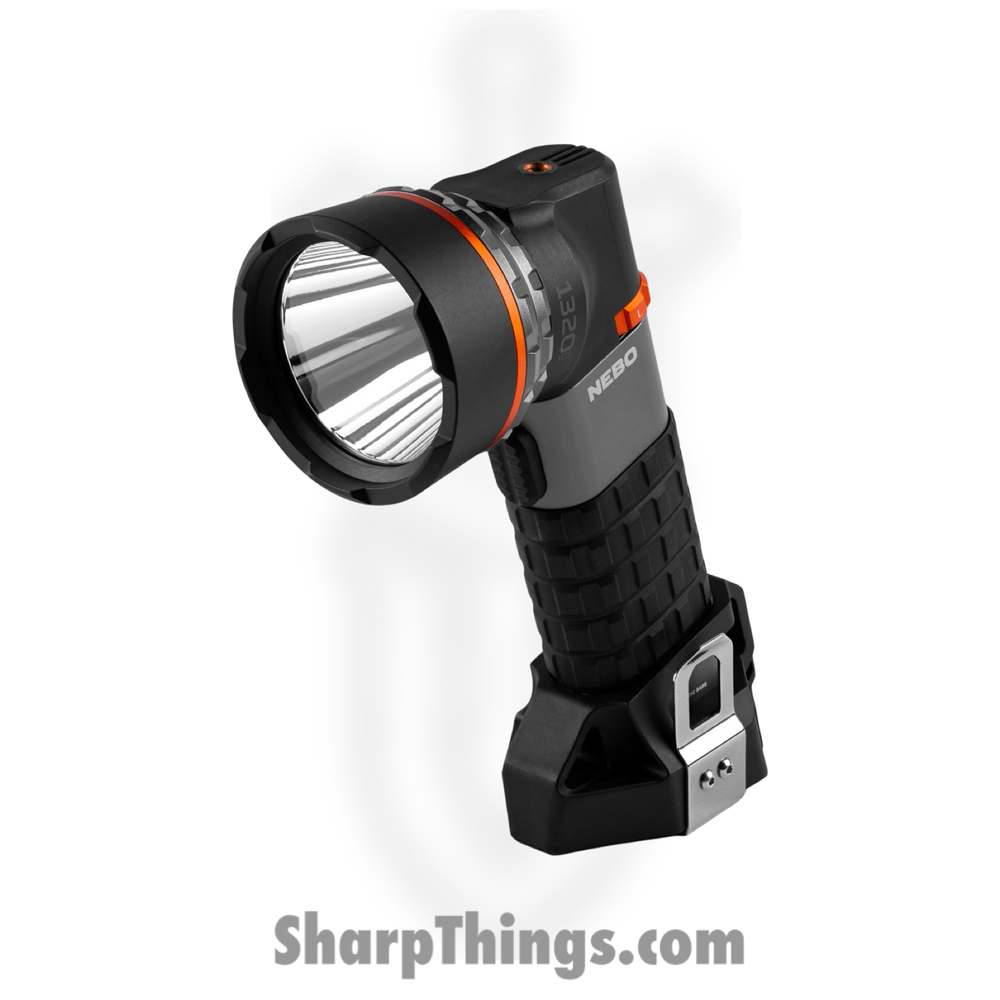 32314710-cff4-4ef6-828e-8ae8469b37bf_NEB-SPT-1000_1.jpg NEBO - NEB-SPT-1000 - LUXTREME Spotlight Three-Quarter Mile Beam Flashlight - Black - Image 1