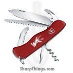 Victorinox - VN08573 - Hunter - Folding Knife - Stainless Polished Multi - Polyamide - Red