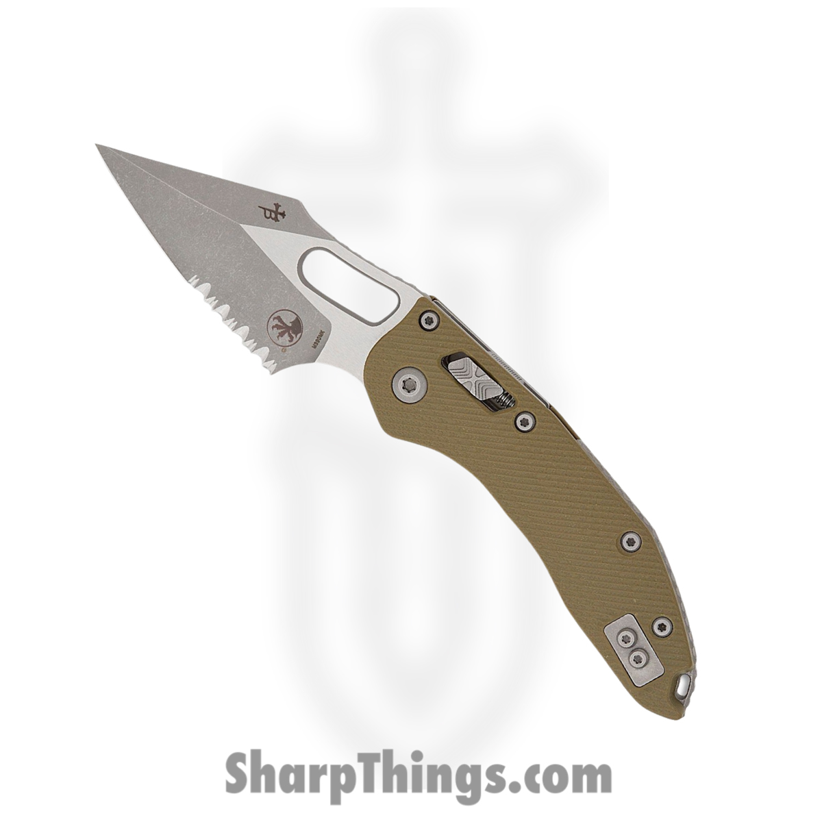 329c20d4-3efa-4322-b377-7357fc6cabe5_169RL-11APFLGTOD_1.jpg Microtech - 169RL-11APFLGTOD - Stitch RAM-LOK P/S - Folding Knife - M390MK Apocalyptic Spear Point - Fluted G10 - OD Green - Image 1