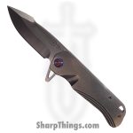 Medford Knife - MK2004TQ-01TM-TFCF-Q4 - Proxima - S45VN Tumbled - Tumbled Handle - Flamed HW/Clip