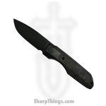 Vero Engineering - V-VS-BMCF$-FK-0292-S - Synapse - Folding Knife - Blackwash M390 Drop Point - Carbon Fiber - Marbled