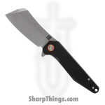 Artisan Cutlery - ATZ1803PBKF - Osprey - Folding Knife - D2 Stonewash Drop Point - G10 - Black