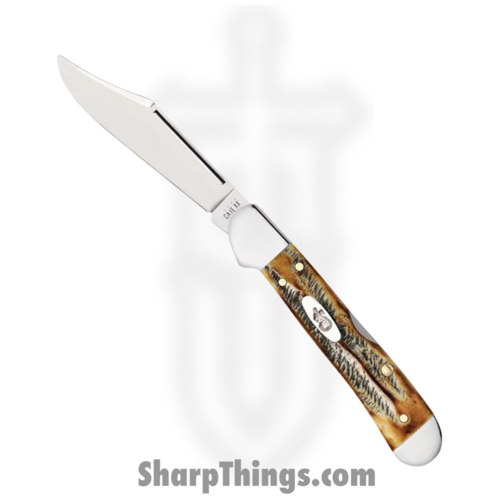 344292d9-b59a-421a-9add-c9024d4b8c1f_CA65327_1.jpg Case Cutlery - CA65327 - Mini CopperLock - Folding Knife - Tru-Sharp™ Stainless Polished Clip Point - 6.5 Bonestag - Brown - Image 1