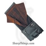 Carry All - AC90 - Safe and Sound Folding Knife Case - Felt Cloth Holds 60 Pcs - Black