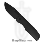 Vero Engineering - V-NO-BTB-FK-1494-S - Nova - Folding Knife - CPM MagnaCut Blackwash Drop Point - Titanium - Black