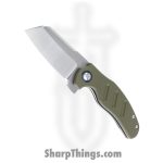 Kizer Cutlery - KIV3488C2 - Sheepdog - Folding Knife - 154CM Satin Sheepsfoot - G10 - Green