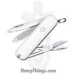Victorinox - VN062237X7 - Swiss Army Classic SD 7 Function Multi-Tool - Folding Knife - Stainless Polished - ABS - White