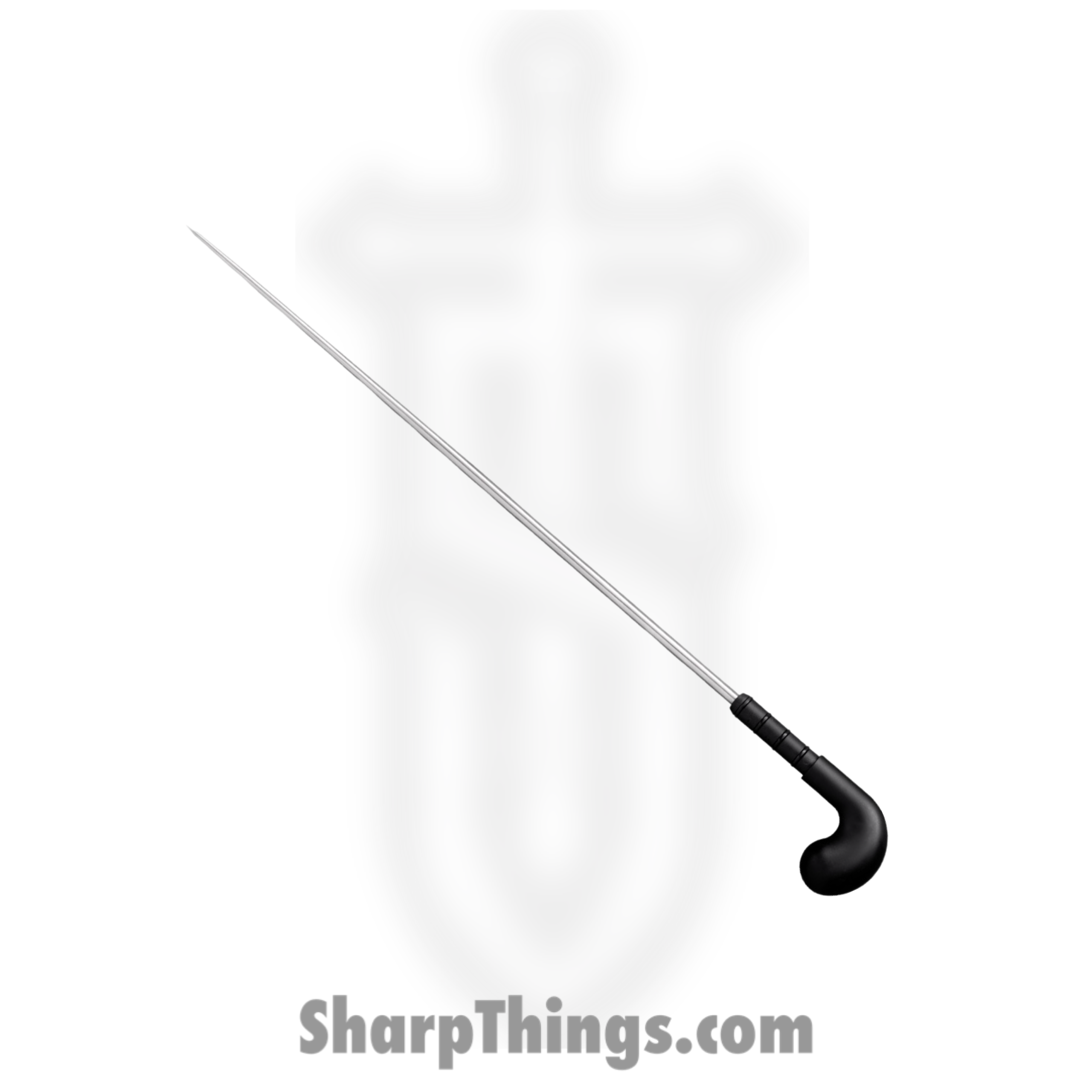 3574d9a0-bac9-4540-8173-49b95c860390_CS88SCFE_1-scaled-1.png Cold Steel - CS88SCFE - Quick Draw Sword Cane - Fixed Blade Knife - 420J2 Stainless Polished - Grivory with Aluminum Shaft - Stainless - Image 1