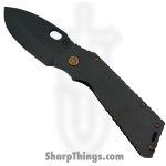Medford Knife and Tool - MK014SPQ-30PV-T3C3-Q4 - TFF-1 - Folding Knife - S45VN Coated Drop Point - Titanium - Black