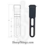 ULTICLIP - 238-DSLIM33 - SLIM 3.3 - Steel - Black